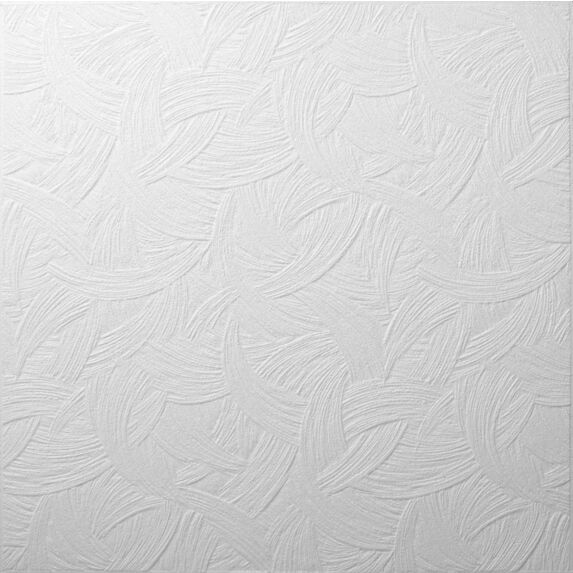 Dalle Plafond Zagreb Polystyrène Blanc