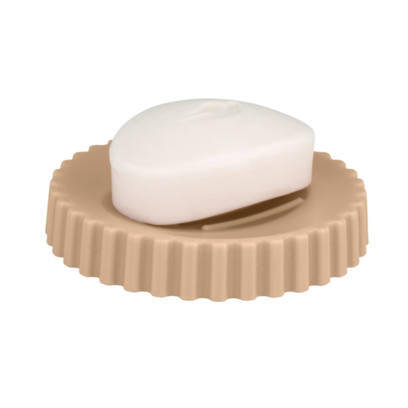 Porte savon Minas polypropylène beige - ALLSTAR
