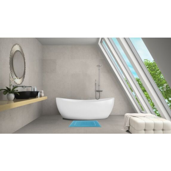 Tapis de bain Zen 40x60cm bleu - ALLSTAR