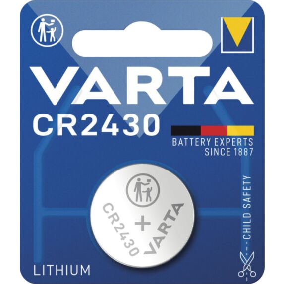 Pile lithium CR2430 3V - VARTA