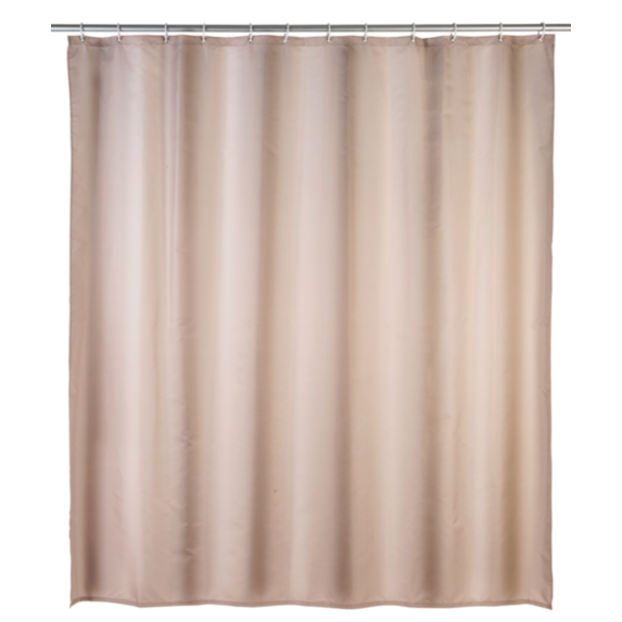 Rideau de douche 180x200 beige - WENKO