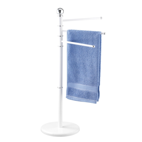 Porte-serviettes blanc métal 3 barres - WENKO