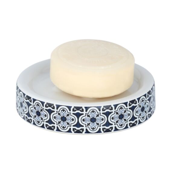 Porte-savon Murcia céramique bleu - WENKO