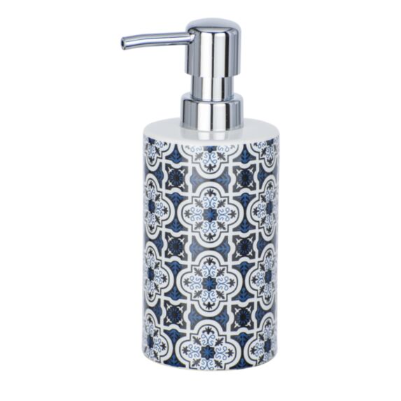 Distributeur de savon Murcia céramique bleu - WENKO