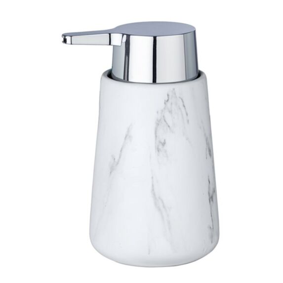 Distributeur de savon Adrada céramique blanc/gris - WENKO