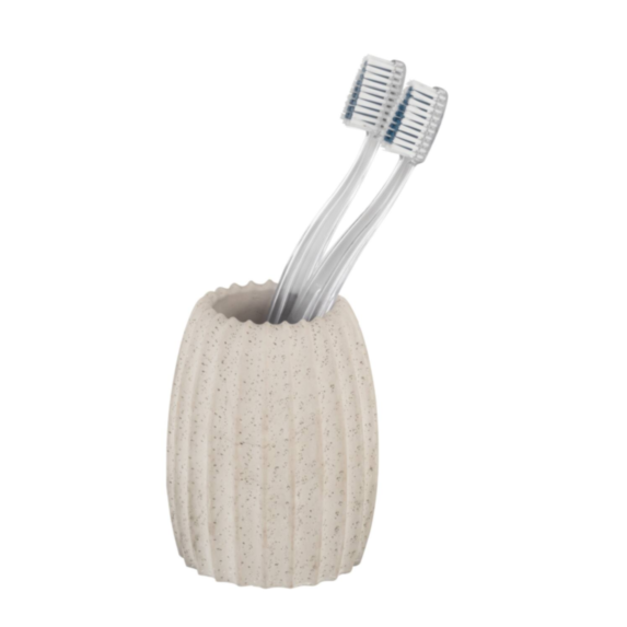 Porte-brosse à dents Torretta Terre diatomée gris clair