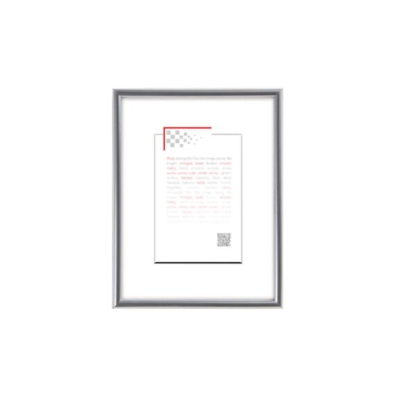 Cadre gallery argent 24x30 cm - BRIO