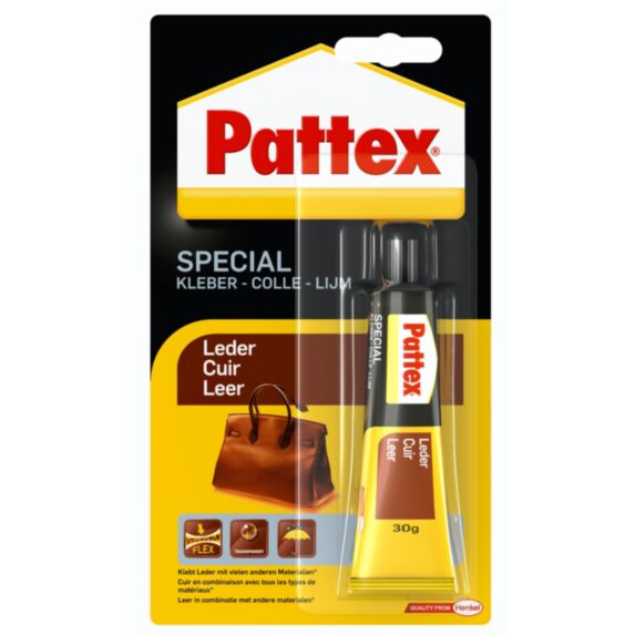 Colle spécialités matériaux cuir tube 30g - PATTEX