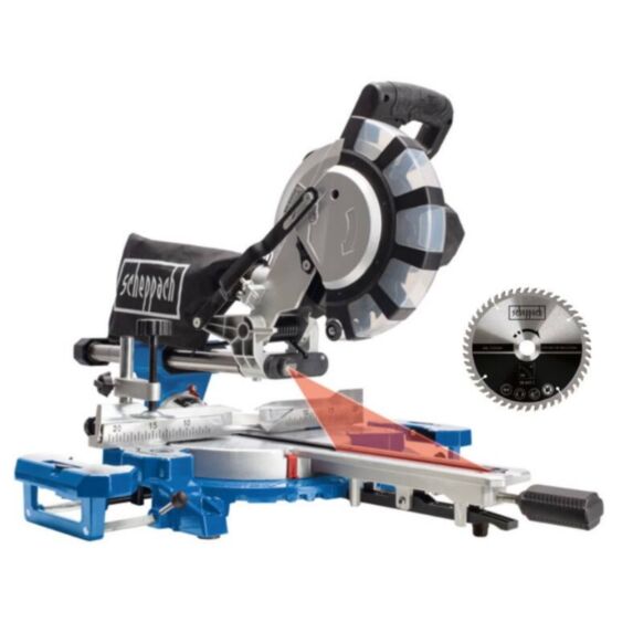 Scie à onglet radiale HM254SPX 2000W - SCHEPPACH