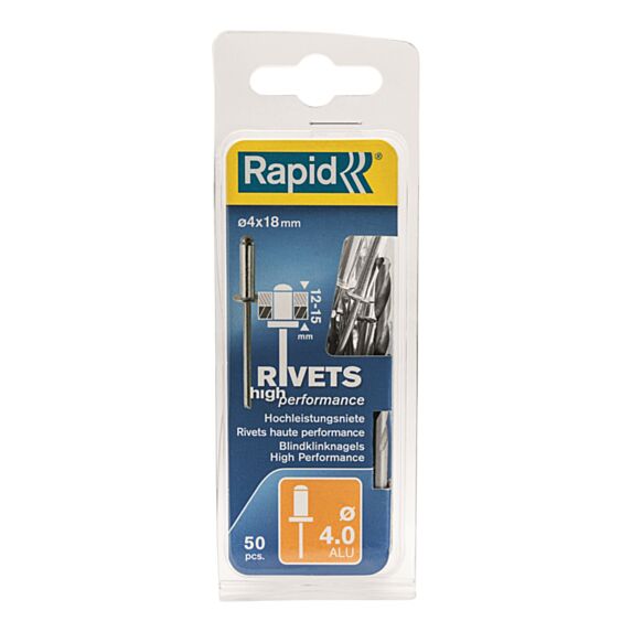 Rivets hautes performances  ø 4 x 18 mm