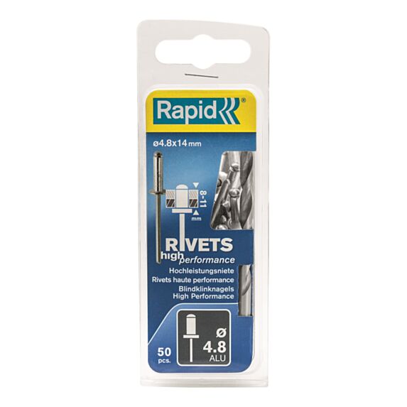 Rivets hautes performances  ø 4,8 x 14 mm