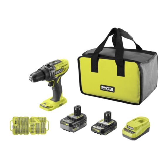 Perceuse à percussion sans fil R18PD3-2C42SA127 18V - RYOBI