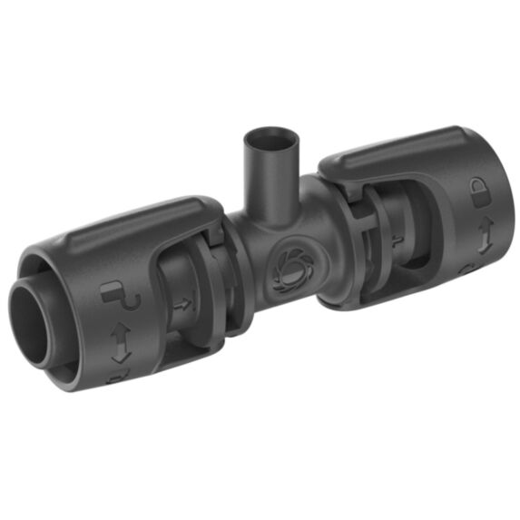 4 Dérivations en T pour micro-asperseurs 1/2 13mm + Connexion «Quick & Easy» - GARDENA