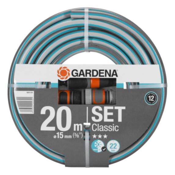 Set tuyau arrosage Classic 20 m Ø15 mm - GARDENA