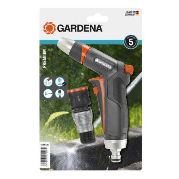 Pistolet de nettoyage + Raccord aquastop Premium GARDENA 18306-20