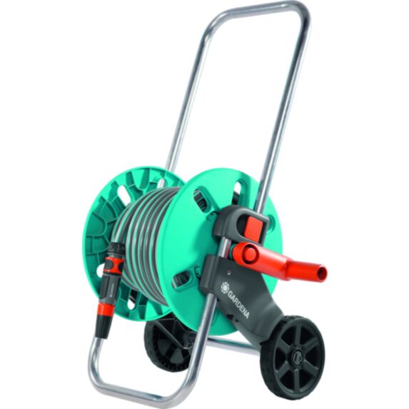 Dévidoir tuyau arrosage équipé Aquaroll S Ø13mm 30m - GARDENA