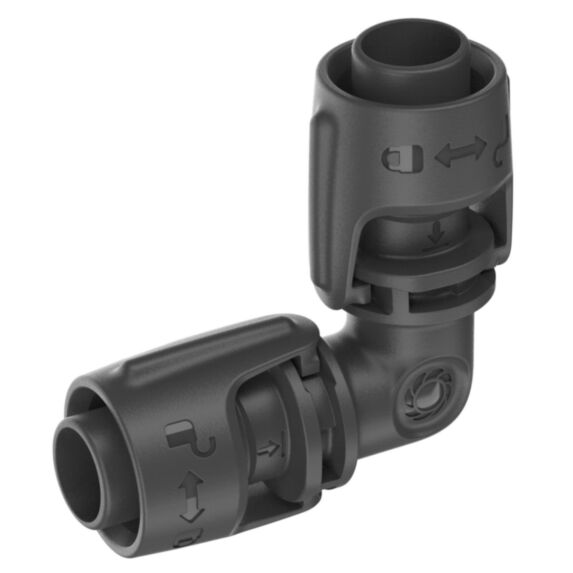 5 Jonctions en L 1/2 13mm + Connexion «Quick & Easy» - GARDENA