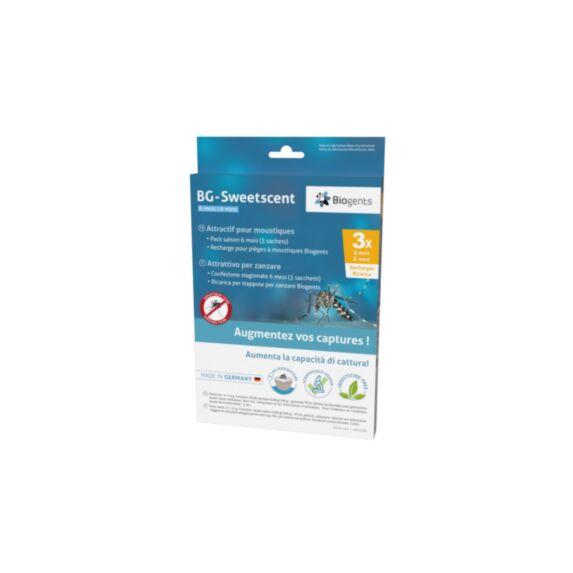 BIOGENTS Attractif Piège Anti-Moustiques BG-SWEETSCENTx3
