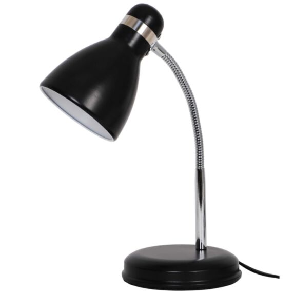 Lampe de bureau Naraji E27 IP20 noir - GOODHOME