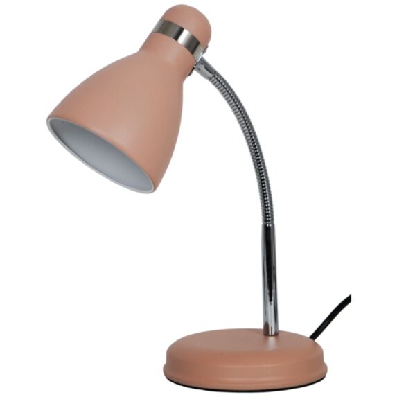 Lampe de bureau Naraji E27 IP20 rose - GOODHOME