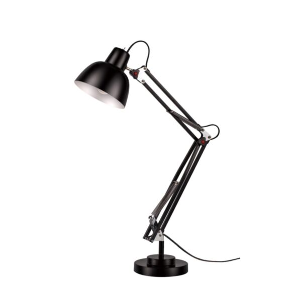 Lampe de table incandescent Ginaz E14 noir - GOODHOME