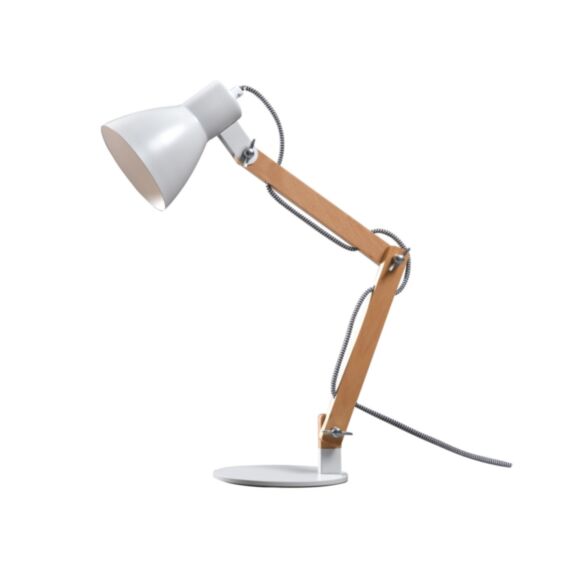 Lampe de table incandescent Peroten E27 coloris naturel - GOODHOME