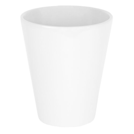 Cache-pot conique en Céramique Blanc Ø14cm
