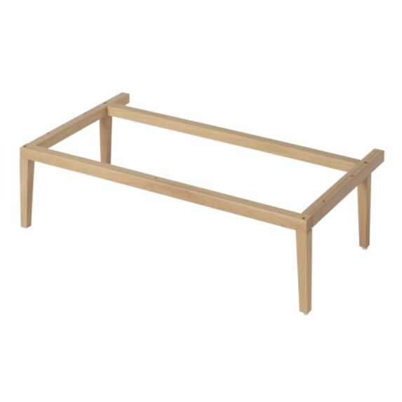 Pieds en chêne pour meuble sous-vasque Avela 80cm - GOODHOME