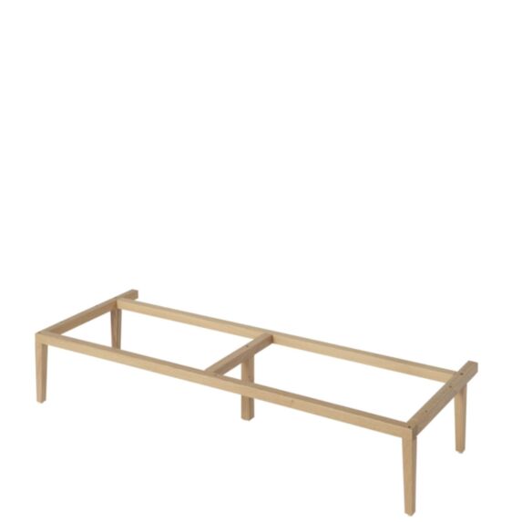 Pieds en chêne pour meuble sous-vasque Avela 120cm - GOODHOME