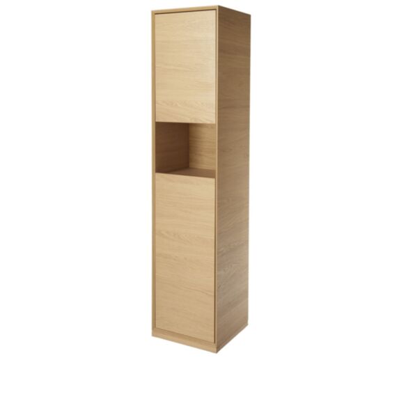Colonne de salle de bains Avela placage chêne L.40xH.170cmxP.36 - GOODHOME