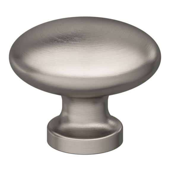6 boutons de meuble arrondi Govlin effet nickel Ø2cmxH.1.5cm - GOODHOME