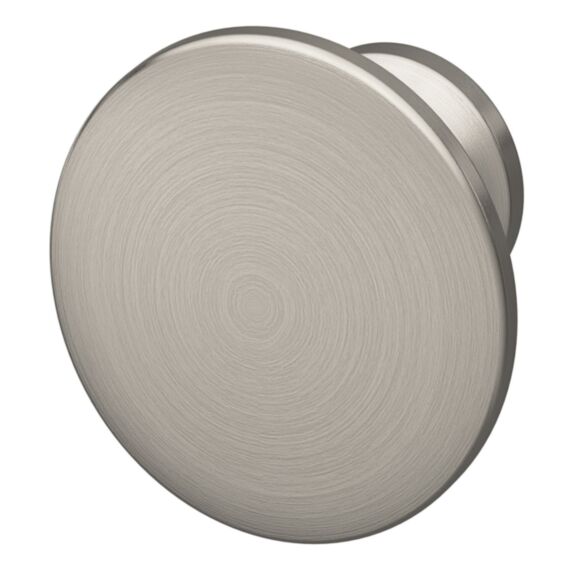 6 boutons de meuble arrondi Primel gris Ø2.9cmxl.2.9cmxH.2.1cmxP.2.1cm - GOODHOME