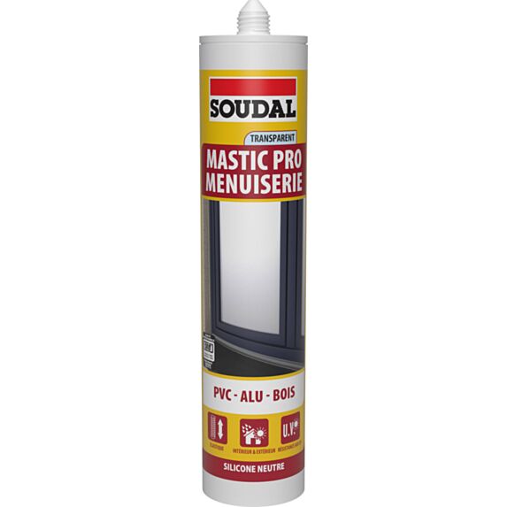 Silicone menuiserie neutre snjf transparent 280ml