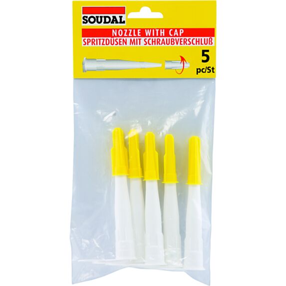 Sachet 5 canules bouchon