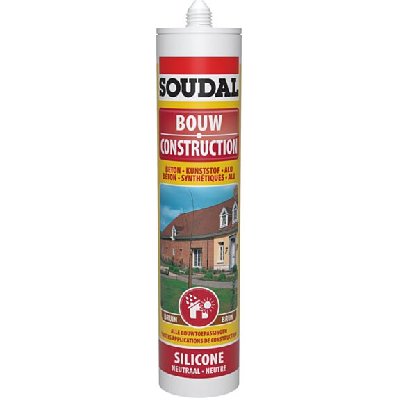 SILICONE CONSTRUCTION NEUTRE BRUN 290ML