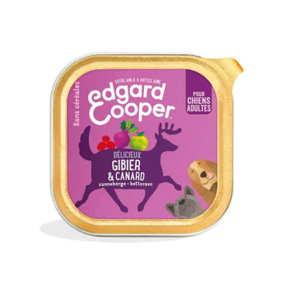 Alimentation pour chiens gibier/canard sans céréales - EDGARD & COOPER