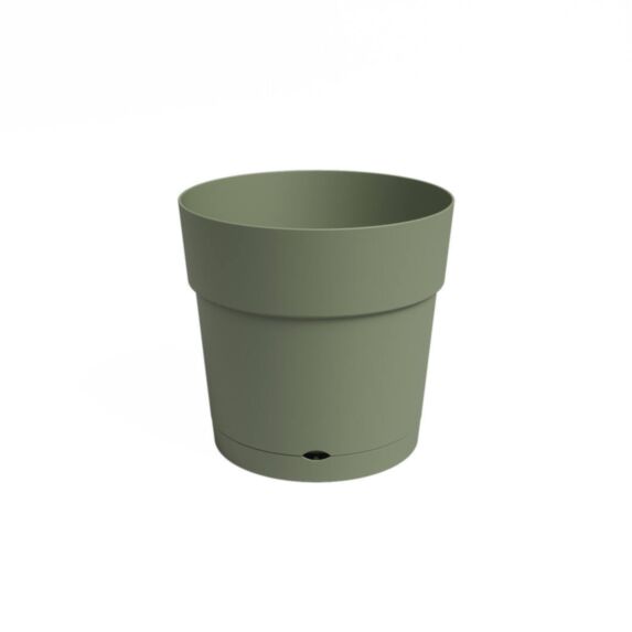 Pot de fleurs Capri Large + réservoir d'eau Ø50cm Vert Cendré - ARTEVASI