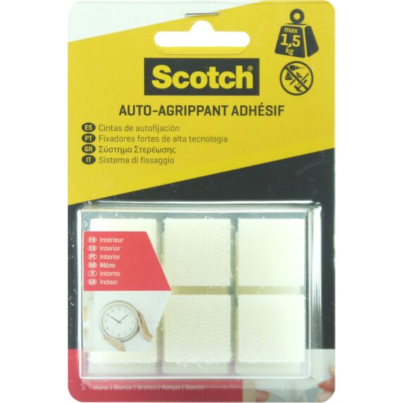Pastille agrippante blanc 22x22mm