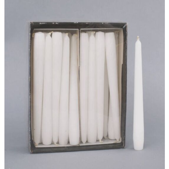 Bougie lisse blanc 25cm