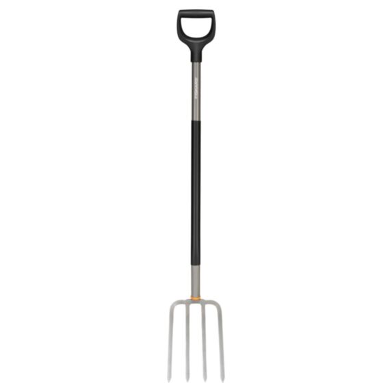Fourche à bêcher Ergonomic acier noir - FISKARS