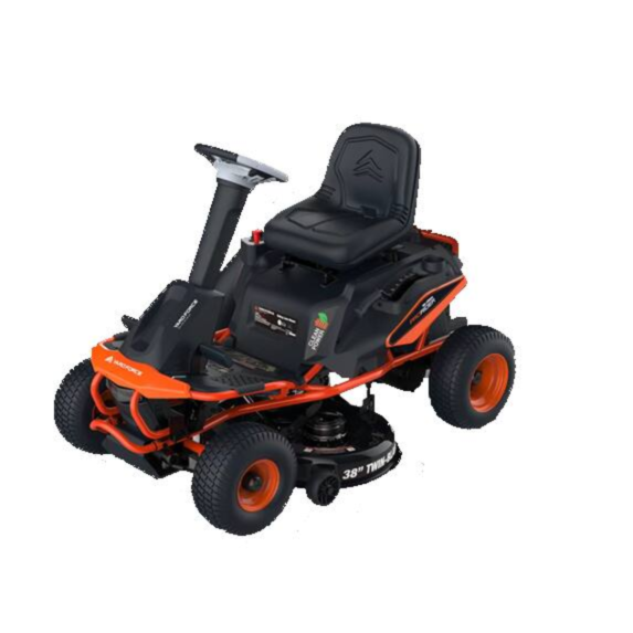 Tracteur tondeuse autoportée à éjection latérale Dual lames 96cm 56V/52Ah - Yard Force