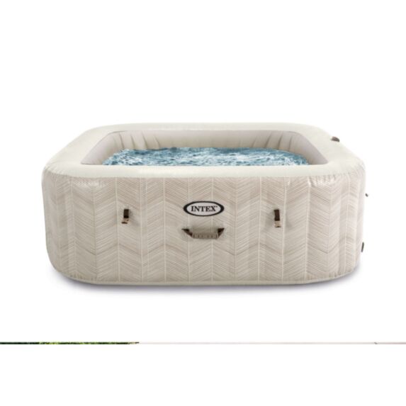 Spa Pure Chevron 6 places carré 193x193x71cm effet chevron - INTEX