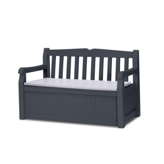 Banc coffre de jardin Gris anthracite 265 L - KETER