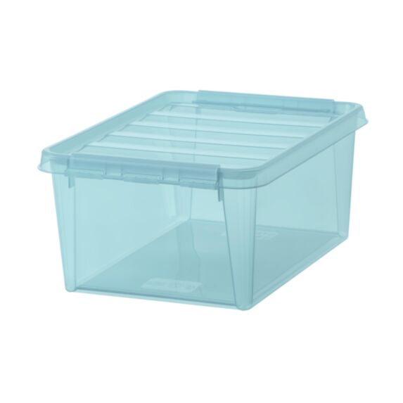 Boîte de rangement SmartStore Colour plastique 14L  aquamarine - SMARTSTORE