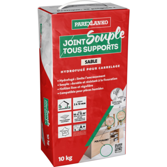 Joint souple tous supports sable 10kg - PAREXLANKO