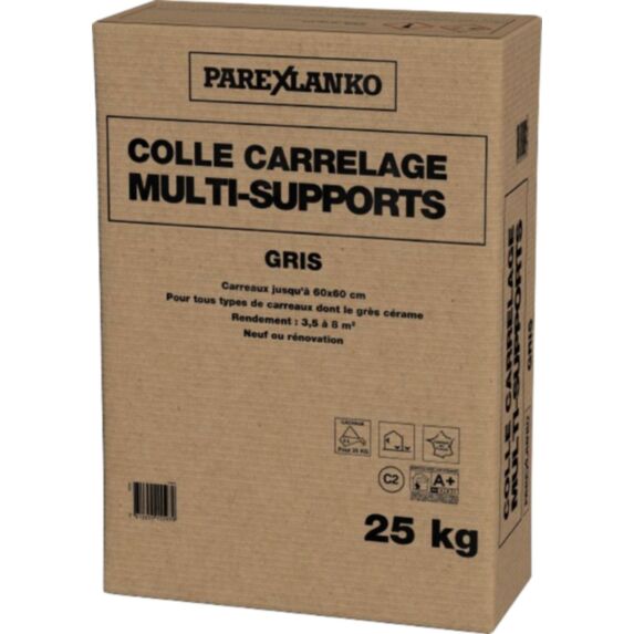 Colle carrelage multi supports 25kg gris- PAREXLANKO