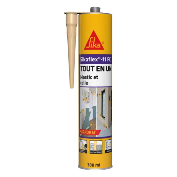 Mastic Colle Tout en Un Sikaflex® 11 FC 300ml Beige - SIKA