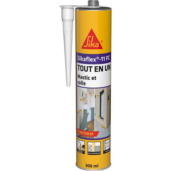 Mastic Colle Tout en Un Sikaflex® 11 FC 300ml Blanc - SIKA