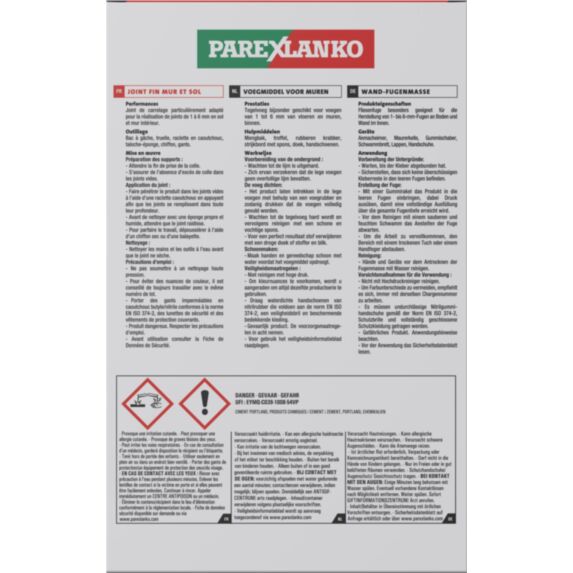 Joint poudre mur et sol Brume 5kg - PAREXLANKO