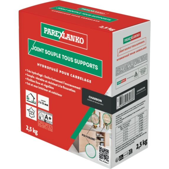 Joint souple tous supports charbon 2,5kg - PAREXLANKO